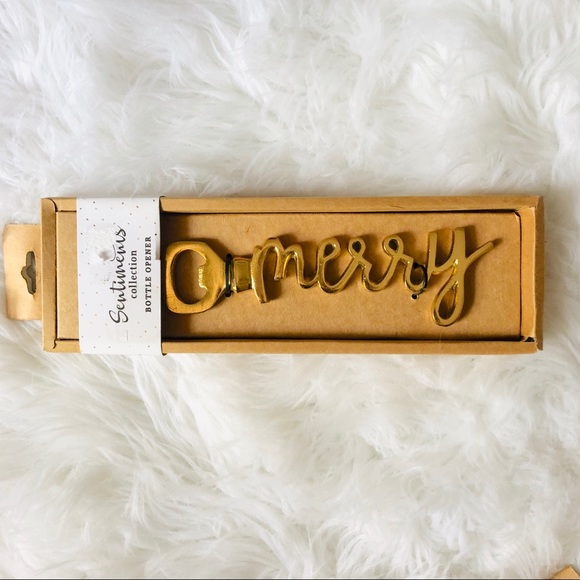 SENTIMENTS COLLECTION Gold Merry Bottle Opener - Picture 2 of 7